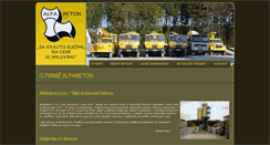 Desktop Screenshot of alfabeton.cz